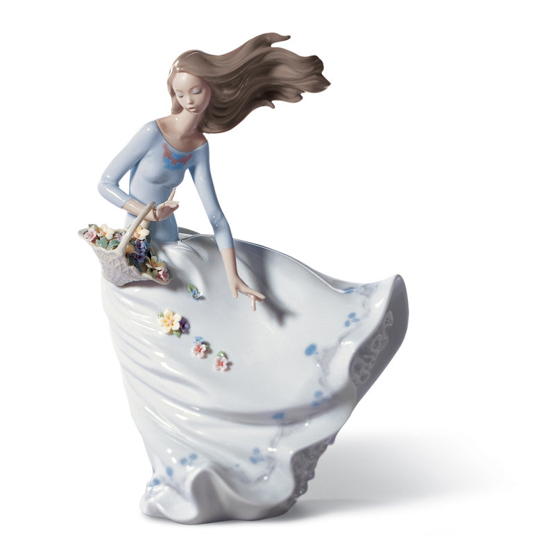 Petals of the Wind Woman Figurine