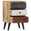 Abbate 40cm W Solid Wood Bedside Table