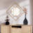 Zaarah Metal Square Mirror