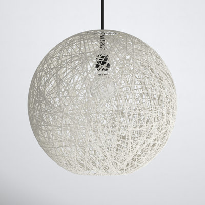 Aline Single Light Rattan Dimmable Plug-in Pendant
