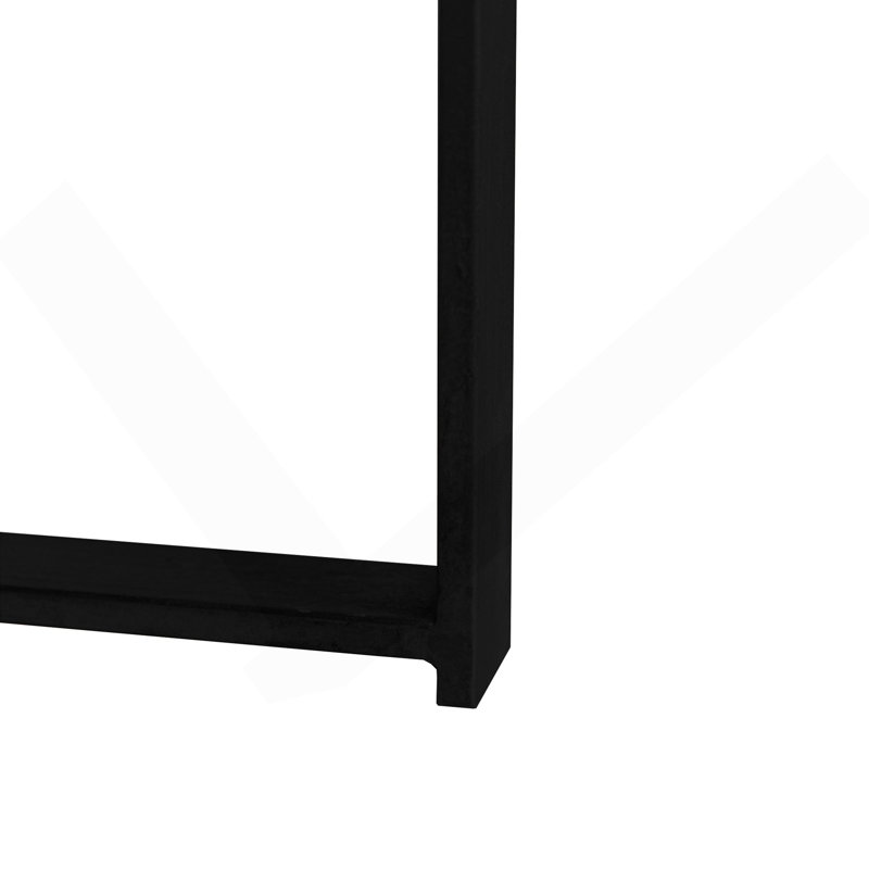 Table basse 31,29 ", H 13,38 po x L 31,29 po x l 31,29 po, Noir