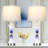 Gracelan 28" Glass USB Table Lamp, Bulbs Included-124572823