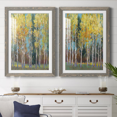 " Aspen Grove I " 2 - Pieces Painting Print