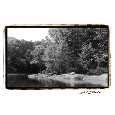 Serene Lake III - Wrapped Canvas Print