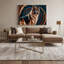Dogs Central Asian Shepherd Dog Grey Canvas Wall Art