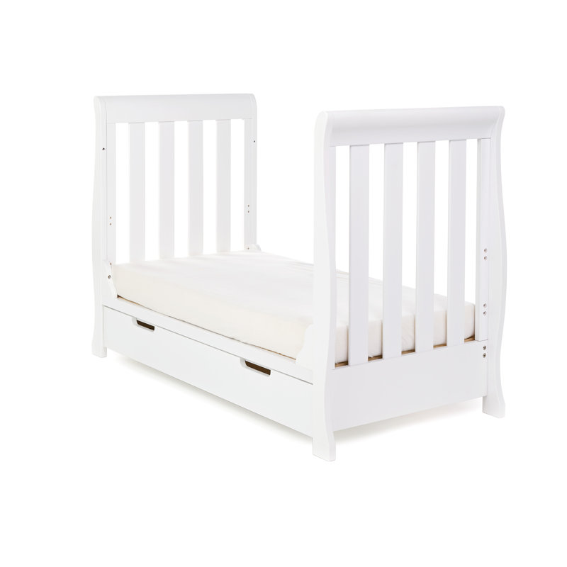 Stamford Mini Cot Bed with Moisture Management Mattress, White