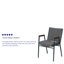 Chaise empilable robuste avec accoudoirs Aliya-1108544705