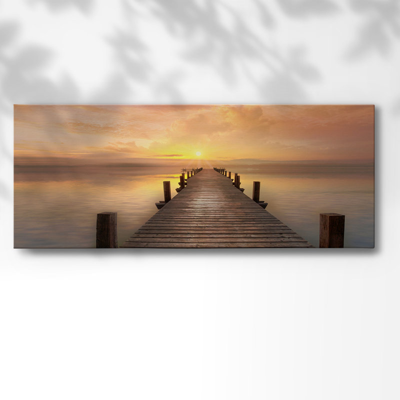 Comfort Bay sur impression sur toile, H 24 po x l 60 po x P 1,5 po