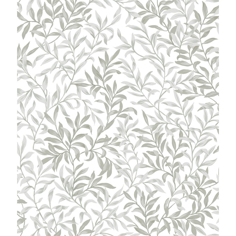 Papier peint adhésif Aishlyn, gris