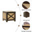 Tabouret 16 po