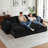 Cloud Sectional Couches For Living Room, Convertible L-Shape Sofa With Ottoman For Plush Comfort And Space Efficiency-1235678139