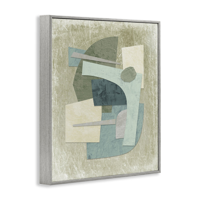  «Layered Neutral Arrangement», art de la giclée encadrée par Suzanne Nicoll, Estampe numérique Farmhouse, H 30 po x l 24 po