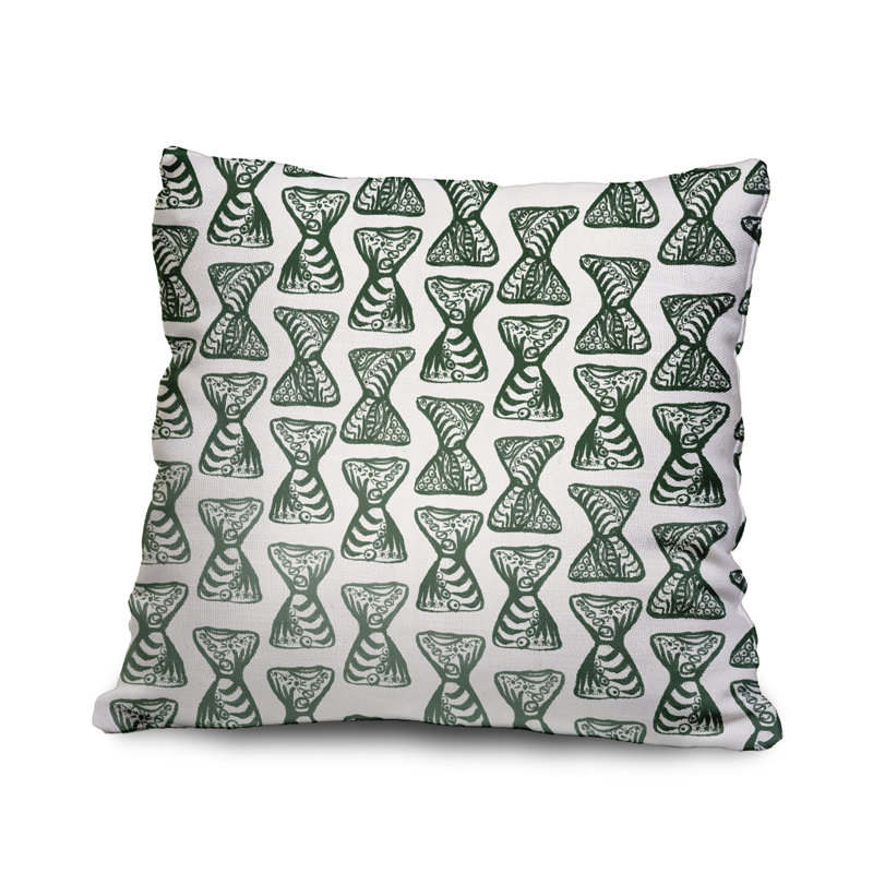 Housse de coussin carrée extérieure/insert, Vert, 20 po X 20 po