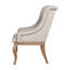 Chaise avec accoudoirs en tissu capitonné Narcie-2083889427