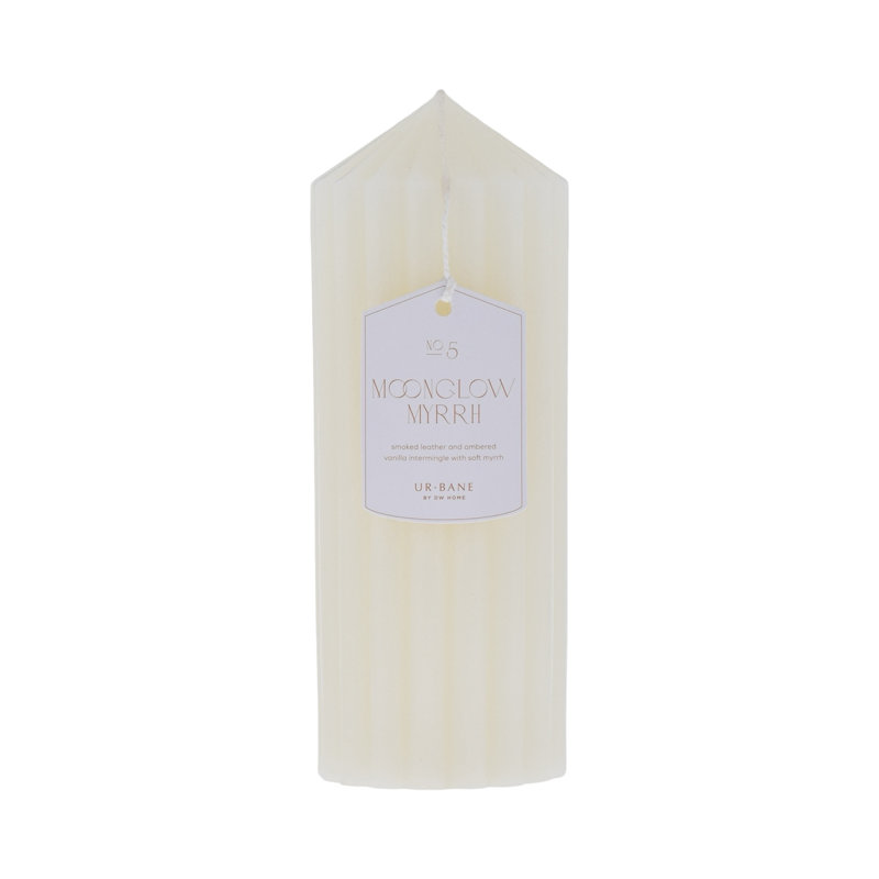 Moonglow Myrrh Scented Pillar Candle