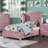Waldschmidt Upholstered Wingback Bed-744453419-787591354