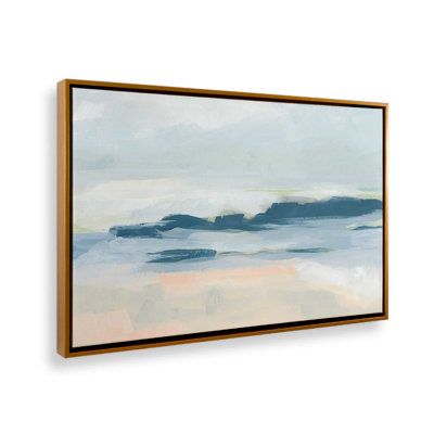 Impression sur toile Soft Coastal Layers II