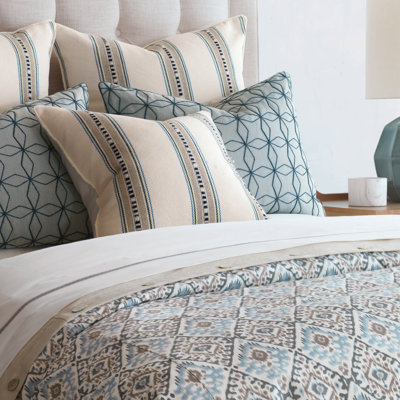 Emerson Eclectic Percale Ikat Comforter