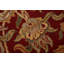 Tapis de couloir rouge noué à la main de conception unique 2 pi 6 po x 9 pi 7 po
