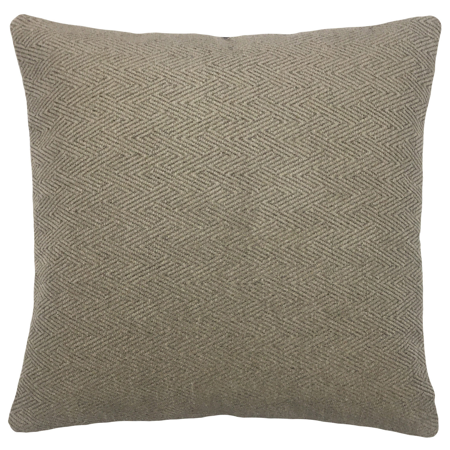 Indoor/Outdoor Throw Pillow, 26" x 26", Beige Geometric