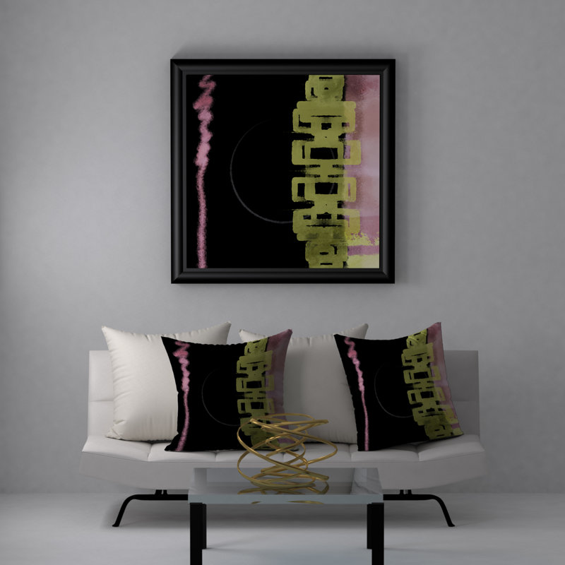 Housse de coussin de coussin carré dynamique exquis /insert, 20 po X 20 po