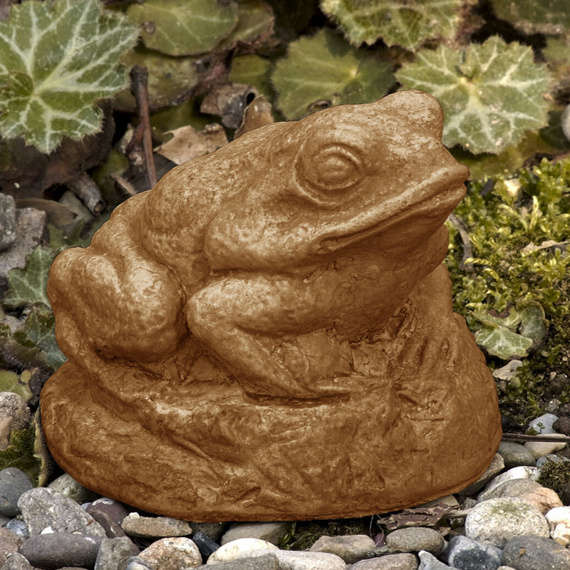 Statue de petite grenouille, Travertin