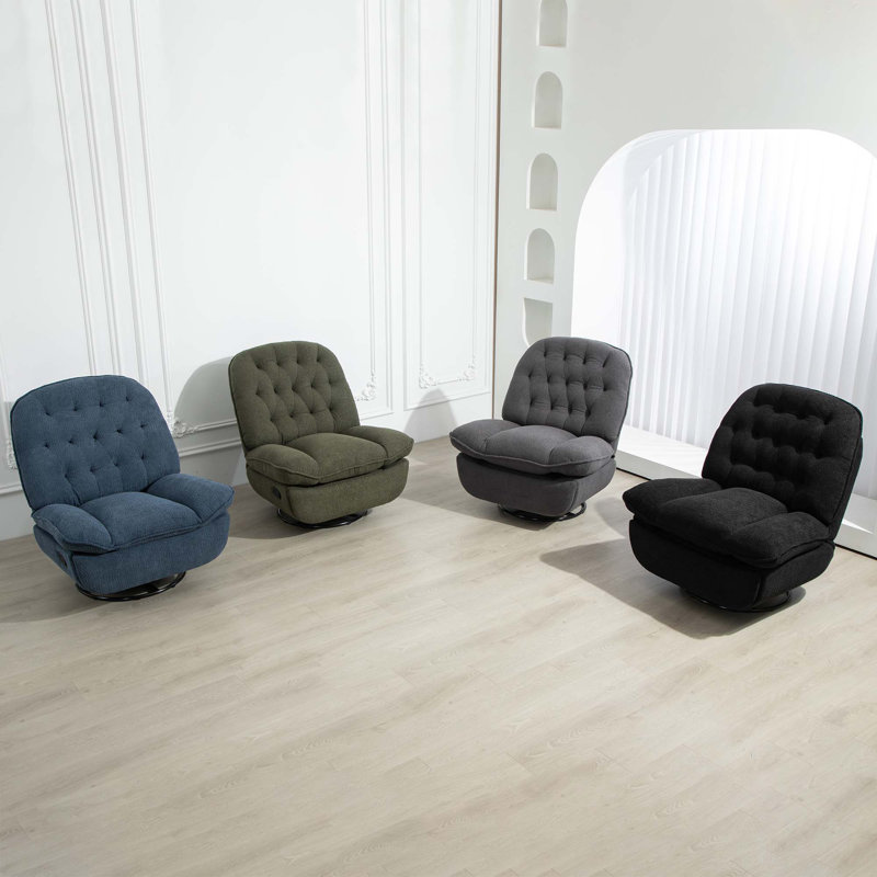 Fauteuil inclinable pivotant à 360 ° Chenille