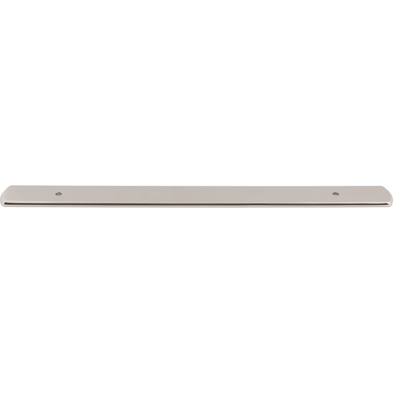 Wescott Pull Backplate, Polished Nickel