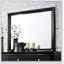 Commode noire élégante avec miroir assorti, tiroir à bijoux caché et fabrication en queue d'aronde anglaise durable pour les chambres modernes-1074859724