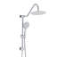 Wall Mounted Shower Kit With 10" Rain Head And Handheld - Finish, Metal, 3 Spray Options, Adjustable For Relaxing Shower, Corrosion Assembly Mount, Patterns, Material