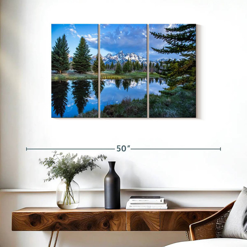 Alvord Teton Pines Reflection, 24" H x 38" W