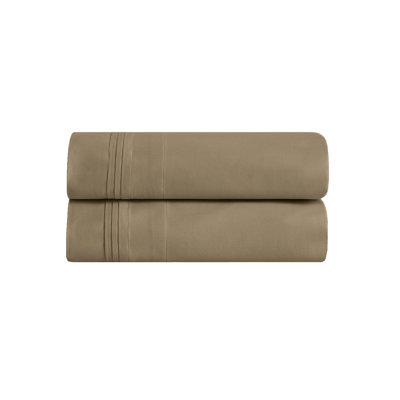 Aldin 650 Thread Count Certified Egyptian Cotton Solid Color Pillowcase Set