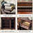 Dark-walnut Solid Wood Shoe Storage Bench