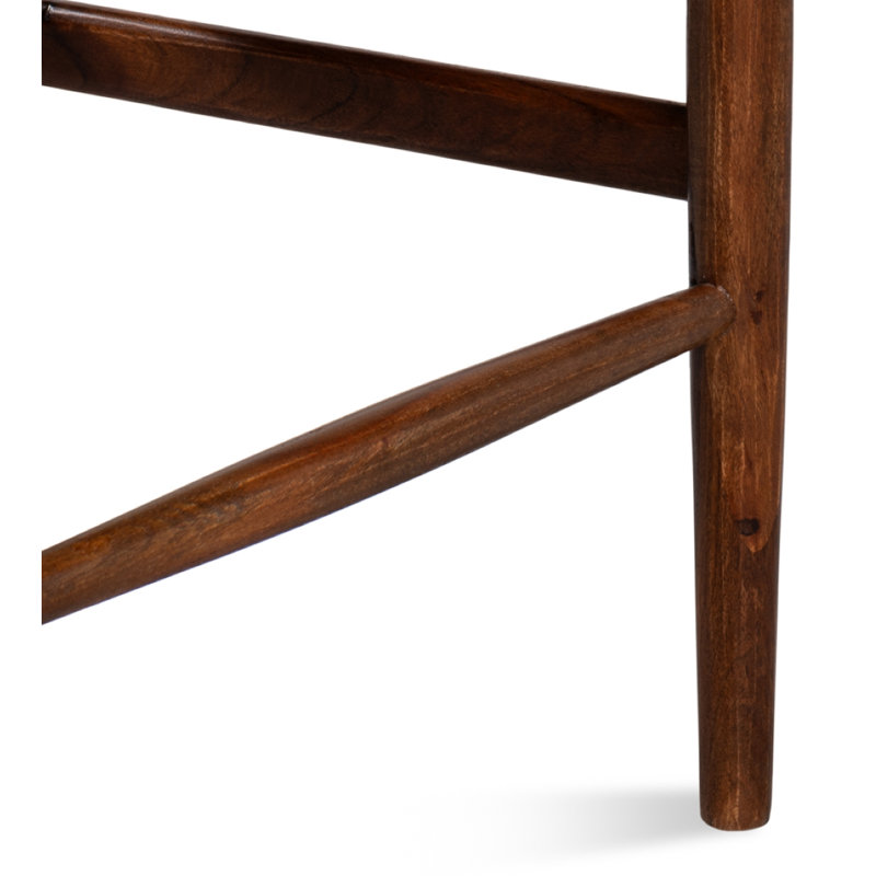 Mao 18'' H Acacia Solid Wood Side Chair