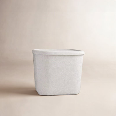Sculpted Felt Wool Storage Bin