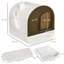 Plastic Litter Box Enclosure with Scoop