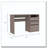 Waterbury 3-Drawer 1-Shelf Computer Desk Light Grey