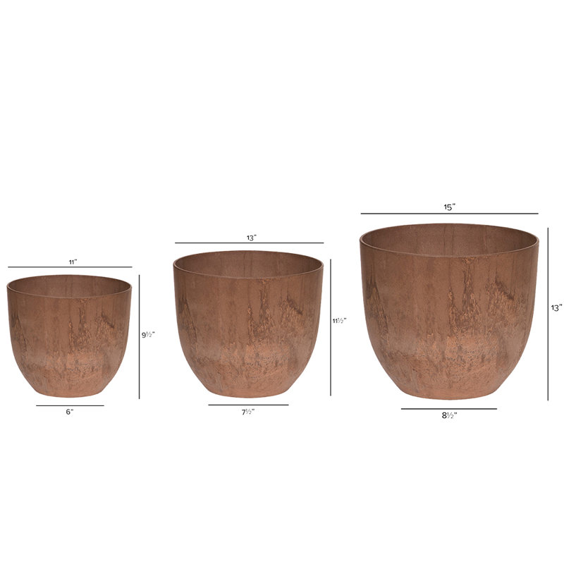 Pot Planter, Rust