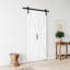 Design moderne en forme de K - Porte de grange pliante en bois manufacturé avec trousse de quincaillerie-111726721-111065509