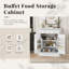 Ensemble de 2 armoires de cuisine modernes de 74 cm (29 po) avec tiroirs et tablettes de porte.-1814948450-1814948451