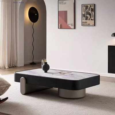 Minimalist rectangular coffee table