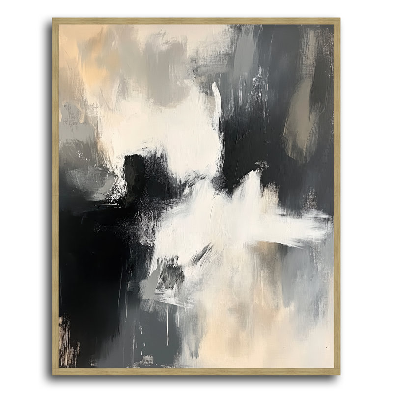 Ascend I avec cadre blond, H 52 po x l 42 po, Impression sur cadre fermé sans passe-partout, Naturel
