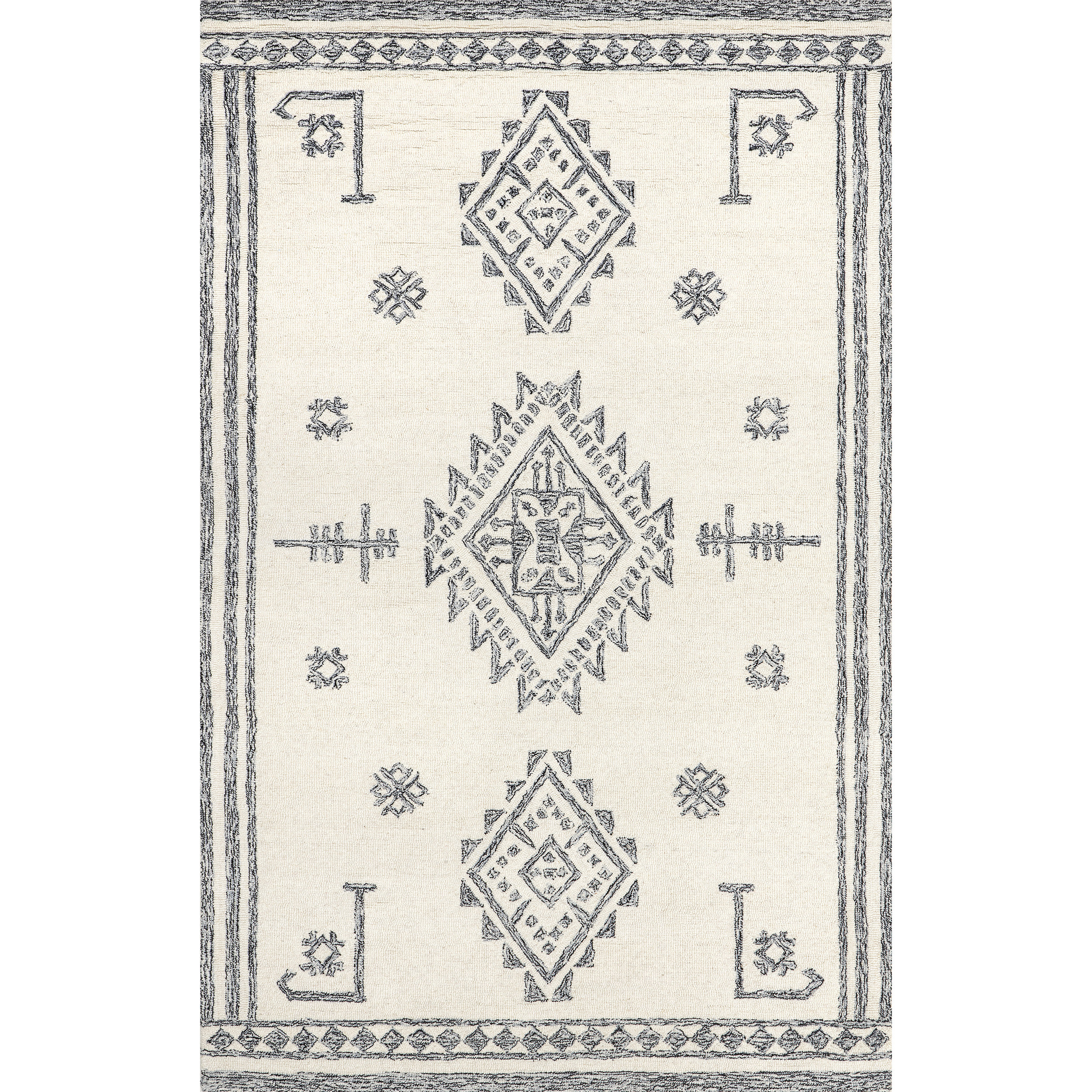 Union Rustic Luisa Southwestern Wool Area Rug | Wayfair