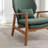 Leifer Upholstered Accent Chair with Ottoman-1534032581