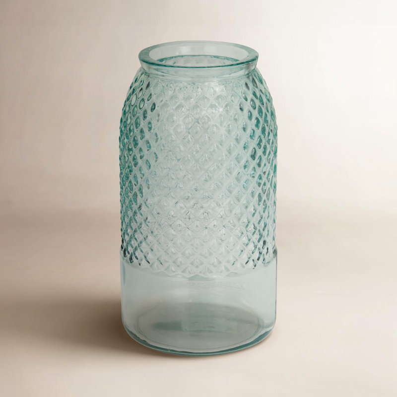  Recycled Glass Spanish Decorative Vase
