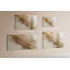 Magnetic Memo Board Whiteboard - 120 x 60 cm - With Marker and Magnets - Golden marble