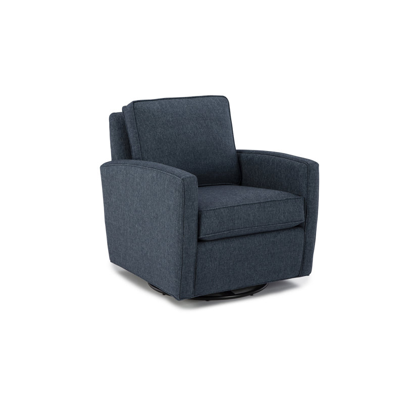 Fauteuil pivotant de 30 po Eleanor, Polyester aquarium