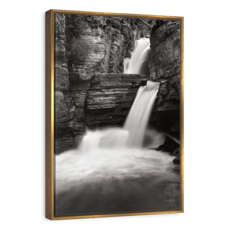 Saint Mary's Falls, Cadre flottant doré, 17 po x 25 po
