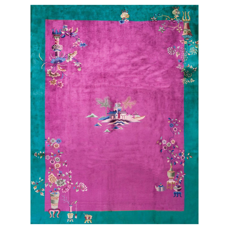 Tapis déco chinois antique
