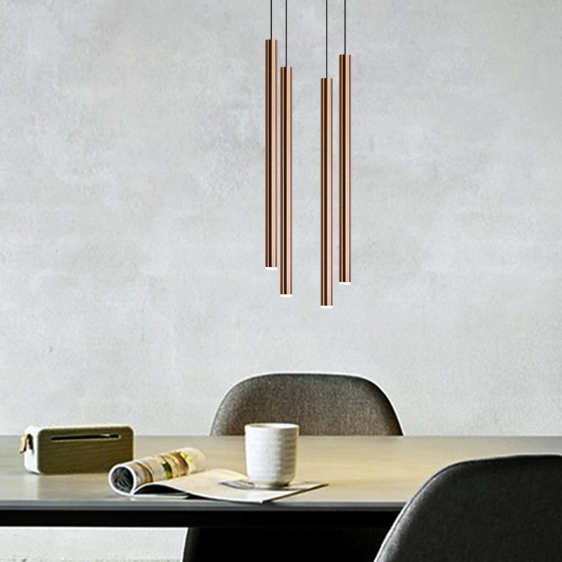 Baileyton 4 - Light Cluster Pendant, Copper